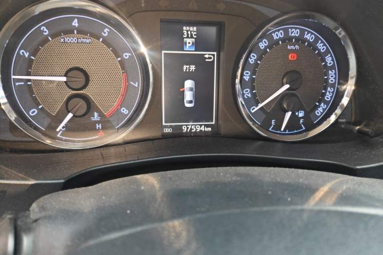 Used Toyota Levin 2014 1.8 GS CVT Elite Edition Odometer Close Up