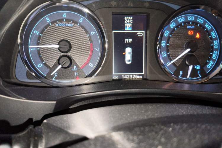 Used Toyota Levin 2014 1.8 GS CVT Elite Edition Odometer Close Up