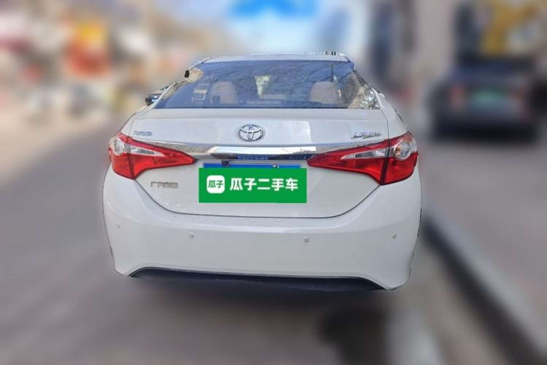 Used Toyota Levin 2014 1.6G Manual Elite Edition Rear