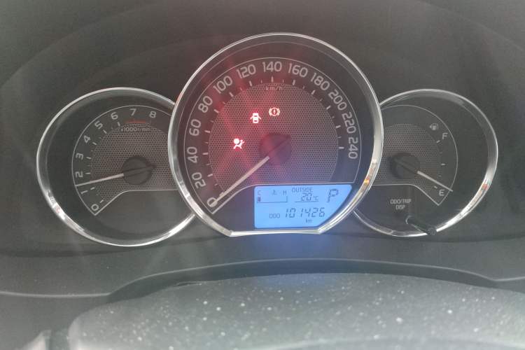 Used Toyota Levin 2015 1.6G CVT Orange Limited Edition Instrument Cluster