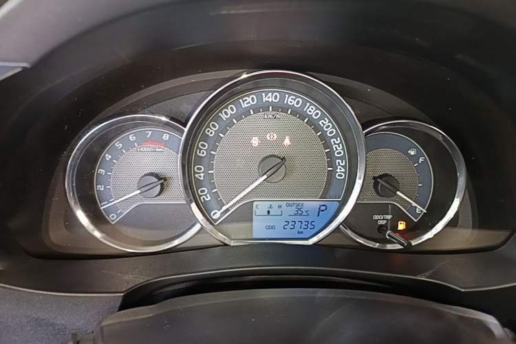 Used Toyota Levin 2015 1.6G CVT Orange Limited Edition Instrument Cluster