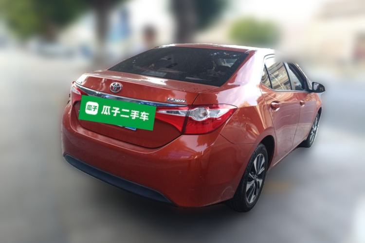 Used Toyota Levin 2015 1.8GS CVT Orange Limited Edition Rear Right 45 Deg