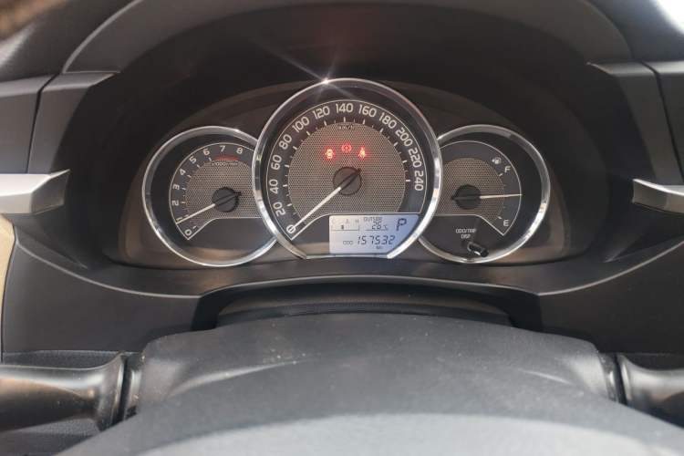 Used Toyota Levin 2015 1.6E CVT New Edition Odometer Close Up