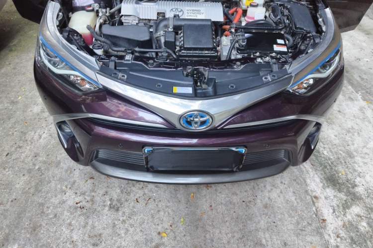 Used Toyota Levin 2016 Dual-Engine 1.8H GS E-CVT Elite Model with Sunroof Engine Bay