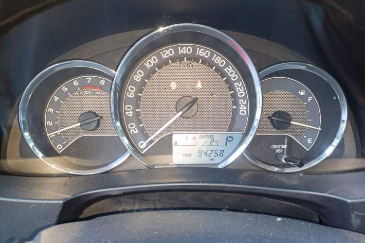 Used Toyota Levin 2016 1.6G CVT Elite Edition Instrument Cluster