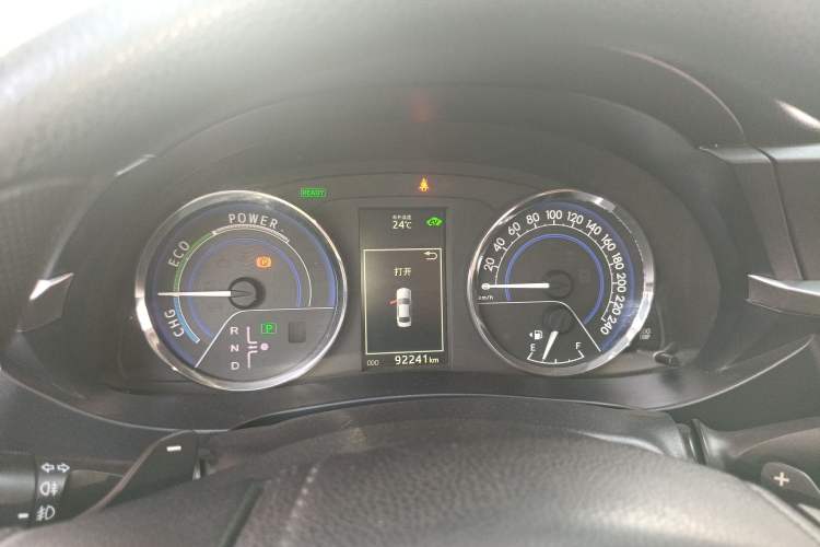 Used Toyota Levin 2016 Dual-Engine 1.8H GS E-CVT Elite Model with Sunroof Instrument Cluster