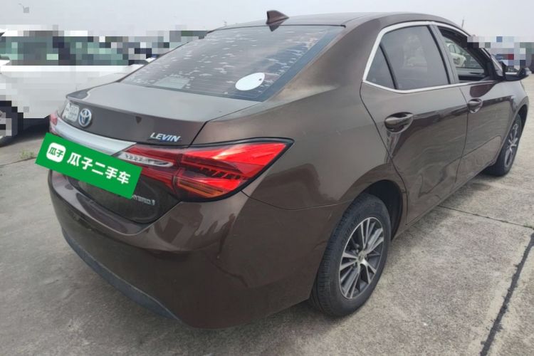 Used Toyota Levin 2016 Dual-Engine 1.8H GS E-CVT Elite Model with Sunroof Rear Right 45 Deg