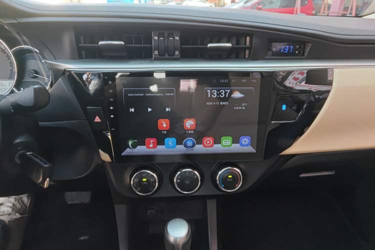 Used Toyota Levin 2016 1.6G CVT Elite Edition Audio And AC Panel