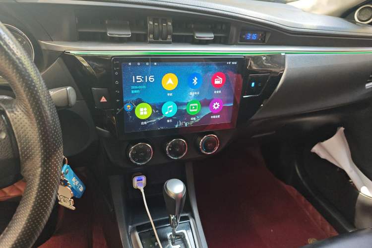 Used Toyota Levin 2016 1.6G CVT Elite Edition Audio And AC Panel