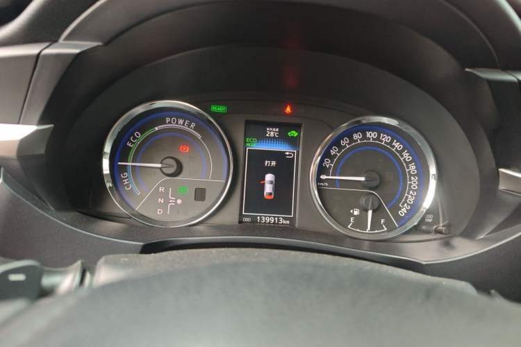 Used Toyota Levin 2016 Dual-Engine 1.8H GS E-CVT Elite Model with Sunroof Instrument Cluster