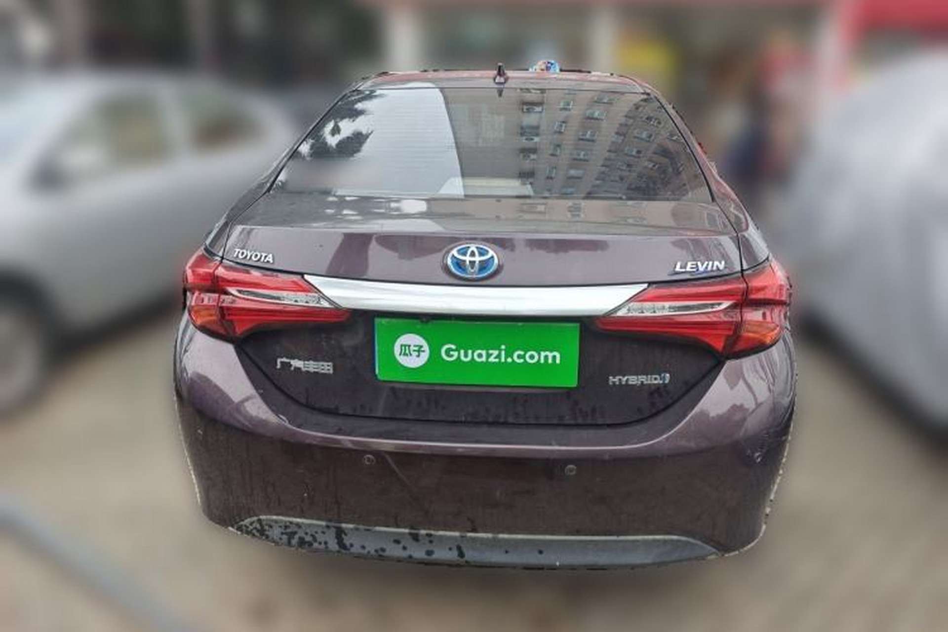 Used Toyota Levin 2016 Dual-Engine 1.8H GS E-CVT Elite Model with Sunroof Rear