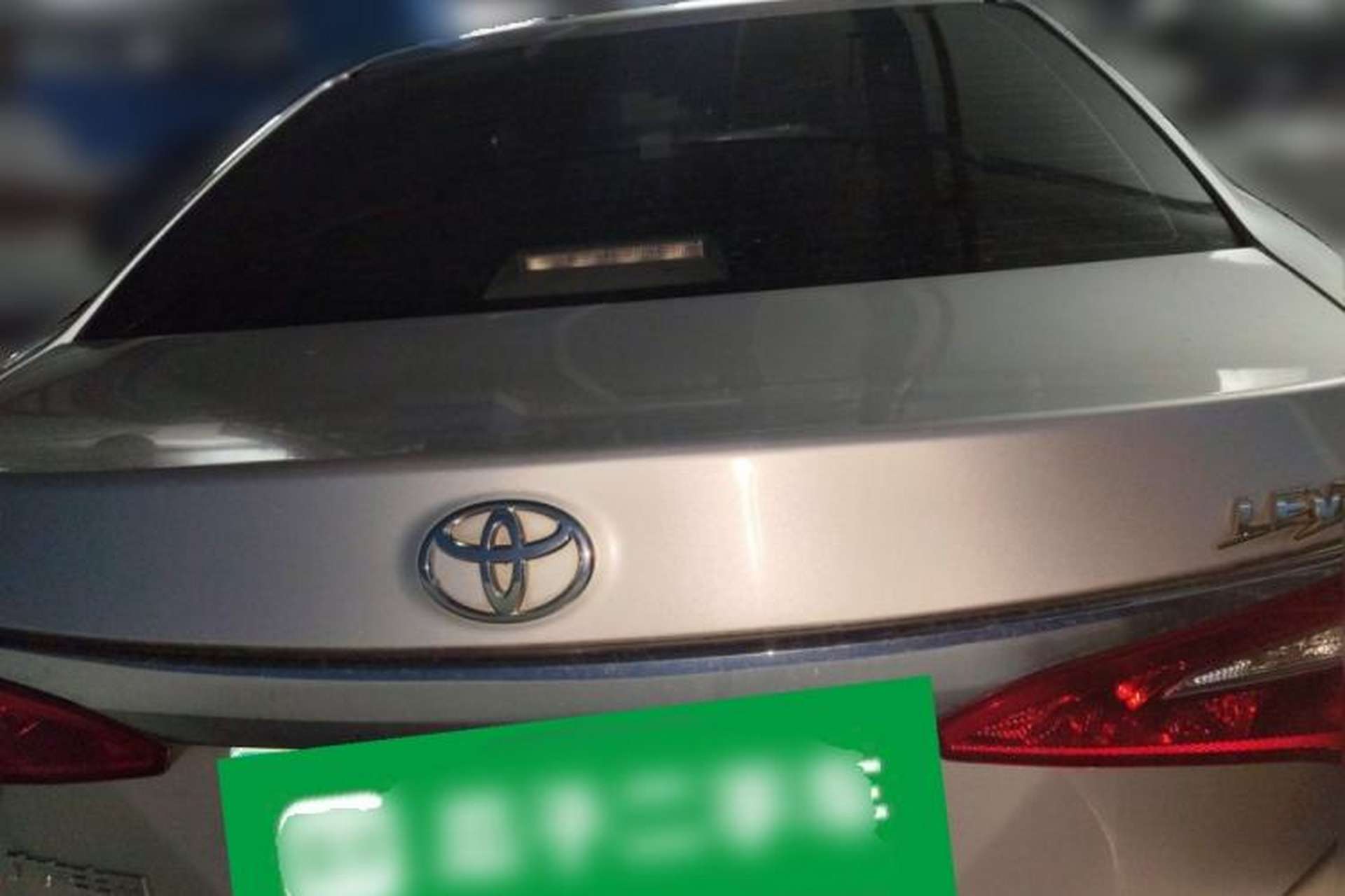 Used Toyota Levin 2016 1.6G CVT Elite Edition Rear