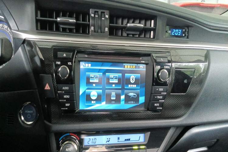 Used Toyota Levin 2016 Dual-Engine 1.8H V E-CVT Luxury Edition Audio And AC Panel