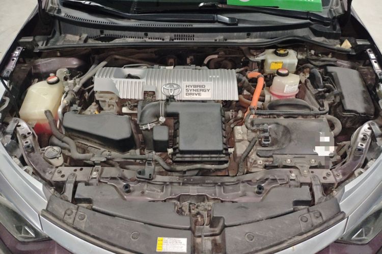 Used Toyota Levin 2016 Dual-Engine 1.8H GS E-CVT Elite Model with Sunroof Engine Bay