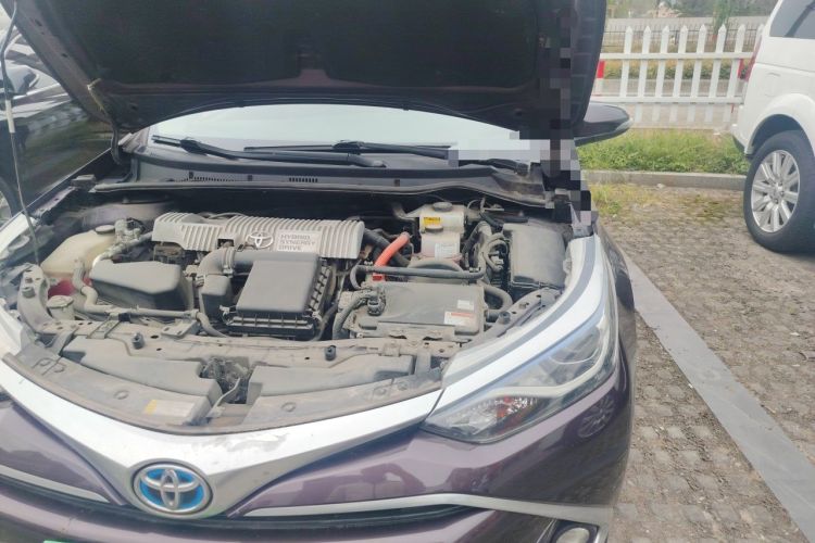 Used Toyota Levin 2016 Dual-Engine 1.8H GS E-CVT Elite Model with Sunroof Engine Bay Left