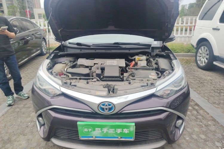 Used Toyota Levin 2016 Dual-Engine 1.8H GS E-CVT Elite Model with Sunroof Engine Bay