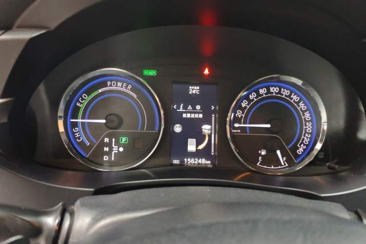 Used Toyota Levin 2016 Dual-Engine 1.8H GS E-CVT Elite Model with Sunroof Instrument Cluster