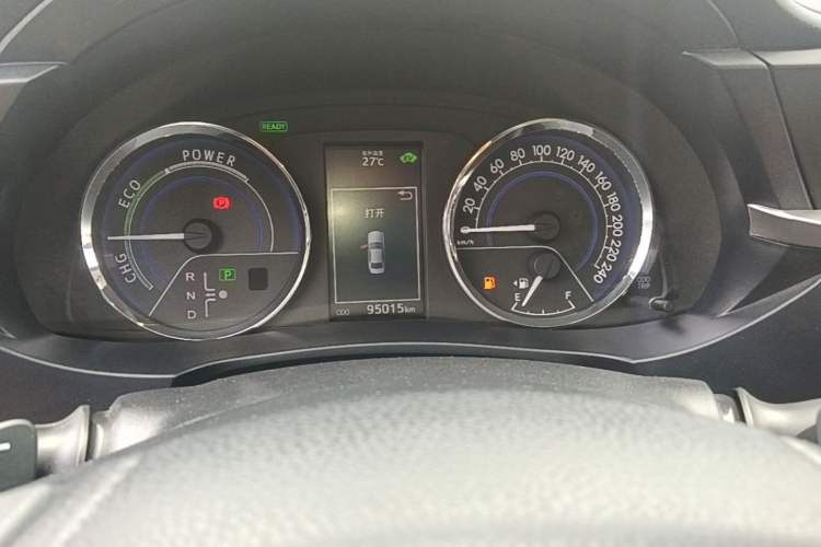 Used Toyota Levin 2016 Dual-Engine 1.8H GS E-CVT Elite Model with Sunroof Instrument Cluster