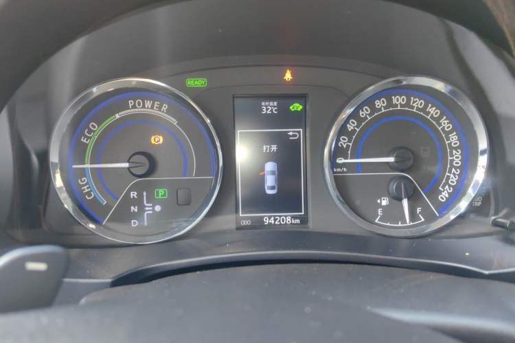 Used Toyota Levin 2016 Dual-Engine 1.8H GS E-CVT Elite Model with Sunroof Instrument Cluster