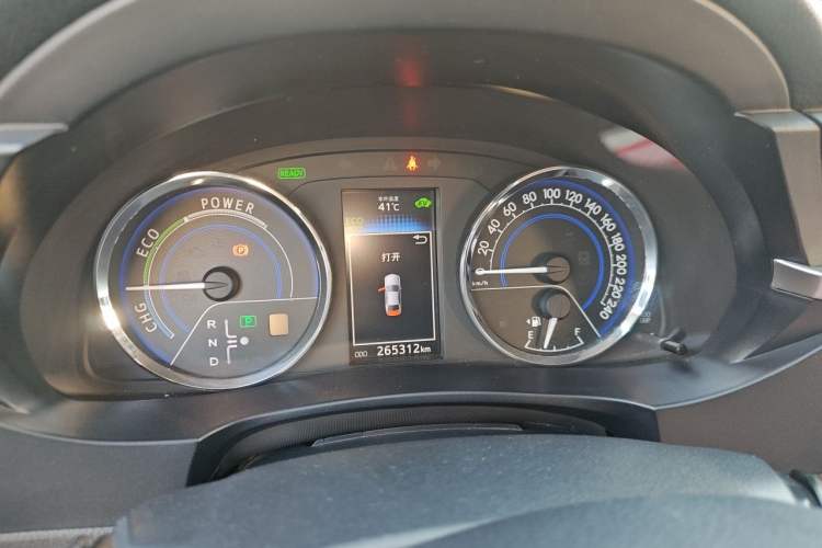 Used Toyota Levin 2016 Dual-Engine 1.8H GS E-CVT Elite Model with Sunroof Instrument Cluster
