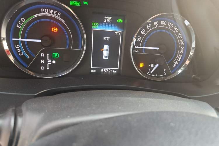 Used Toyota Levin 2016 Dual-Engine 1.8H V E-CVT Luxury Edition Odometer Close Up