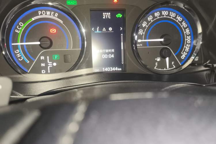 Used Toyota Levin 2016 Dual-Engine 1.8H GS-L E-CVT Leading Edition Odometer Close Up