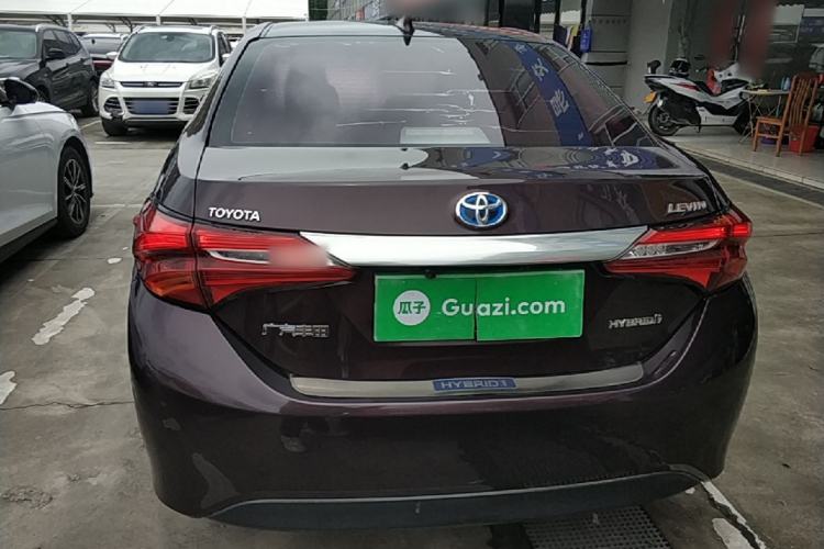Used Toyota Levin 2016 Dual-Engine 1.8H GS E-CVT Elite Model with Sunroof Rear