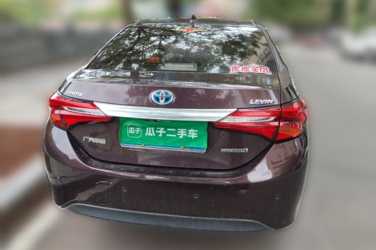 Used Toyota Levin 2016 Dual-Engine 1.8H GS E-CVT Elite Model with Sunroof Rear