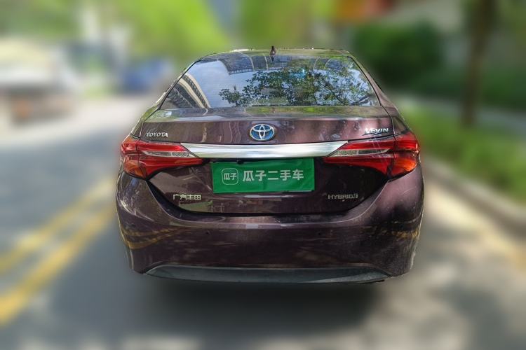 Used Toyota Levin 2016 Dual-Engine 1.8H GS E-CVT Elite Model with Sunroof Rear