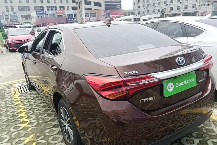 Used Toyota Levin 2016 Dual-Engine 1.8H GS E-CVT Elite Model with Sunroof Rear Left 45 Deg