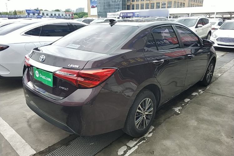 Used Toyota Levin 2016 Dual-Engine 1.8H GS E-CVT Elite Model with Sunroof Rear Right 45 Deg