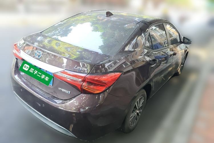 Used Toyota Levin 2016 Dual-Engine 1.8H GS E-CVT Elite Model with Sunroof Rear Right 45 Deg