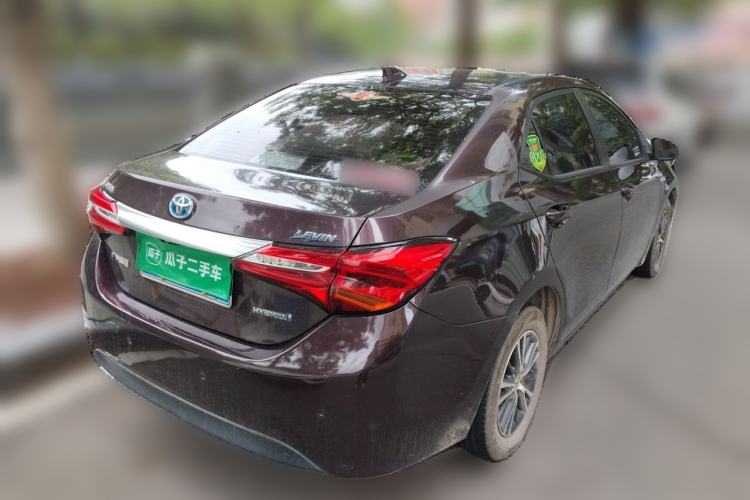 Used Toyota Levin 2016 Dual-Engine 1.8H GS E-CVT Elite Model with Sunroof Rear Right 45 Deg