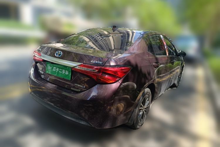 Used Toyota Levin 2016 Dual-Engine 1.8H GS E-CVT Elite Model with Sunroof Rear Right 45 Deg