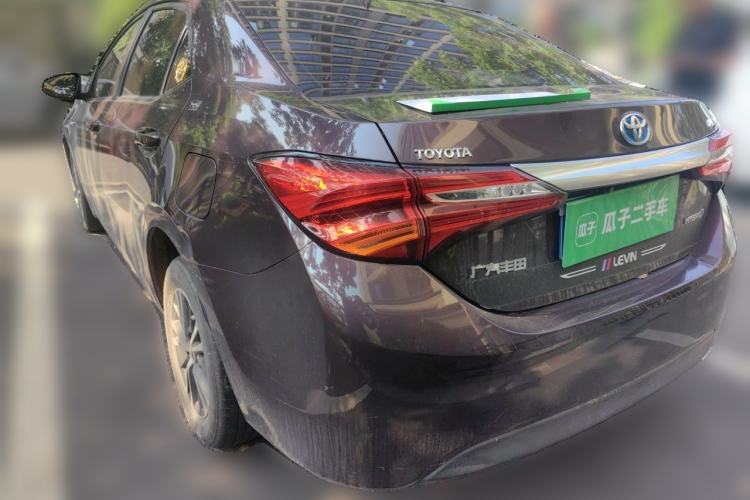 Used Toyota Levin 2016 Dual-Engine 1.8H GS E-CVT Elite Model with Sunroof Rear