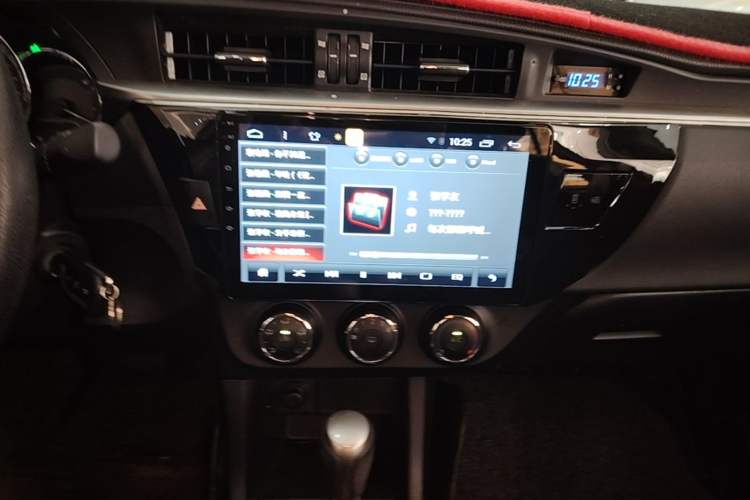 Used Toyota Levin 2016 1.6G CVT Elite Edition Audio And AC Panel