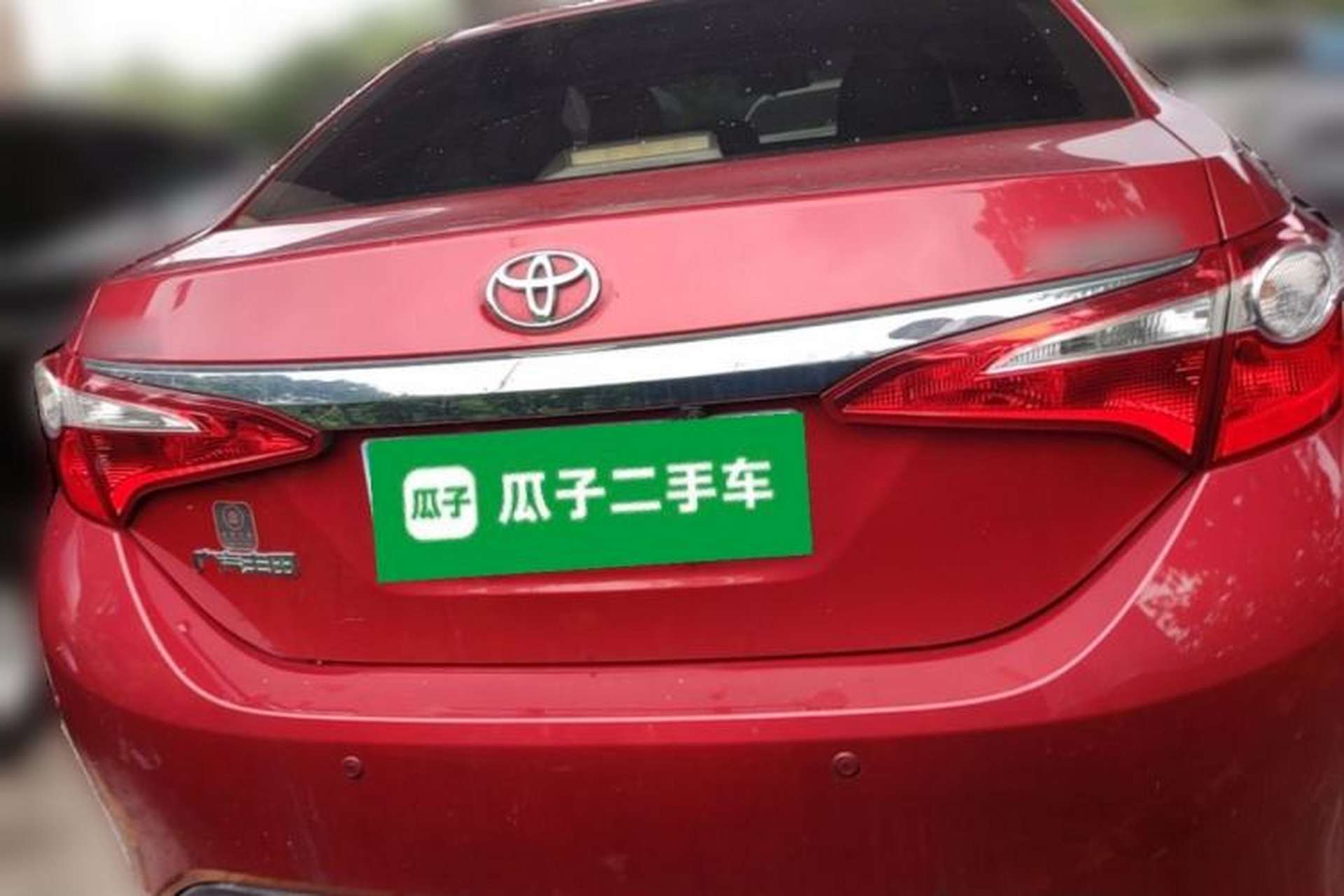 Used Toyota Levin 2016 1.6G CVT Elite Edition Rear