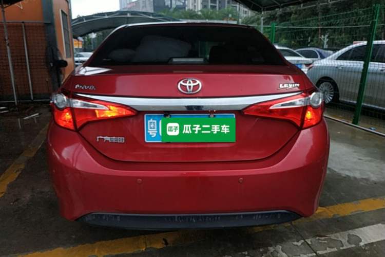 Used Toyota Levin 2016 1.6G CVT Elite Edition Rear