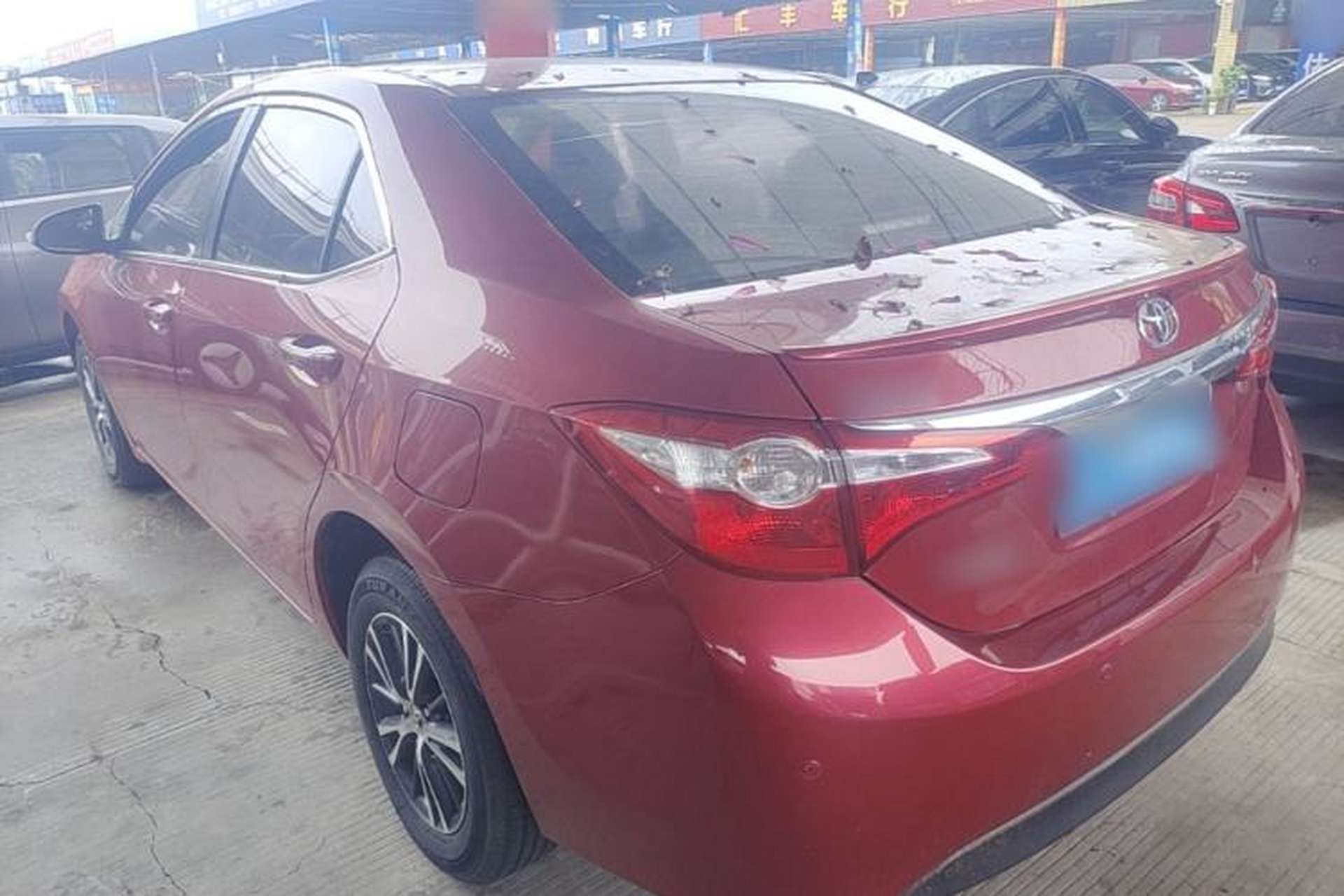 Used Toyota Levin 2016 1.6G CVT Elite Edition Rear Left 45 Deg