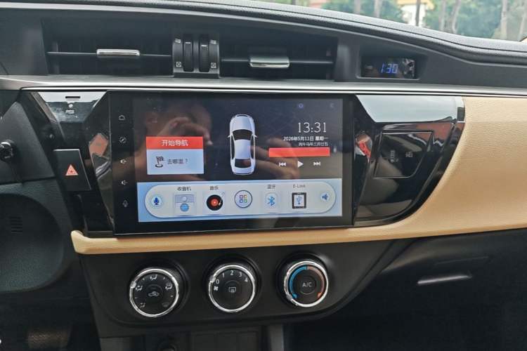 Used Toyota Levin 2016 1.6G CVT Elite Edition Audio And AC Panel