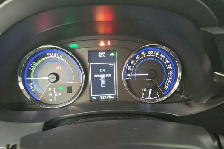 Used Toyota Levin 2016 Dual-Engine 1.8H GS E-CVT Elite Model with Sunroof Instrument Cluster