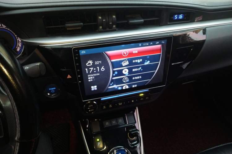 Used Toyota Levin 2016 Dual-Engine 1.8H GS E-CVT Elite Model with Sunroof Audio And AC Panel