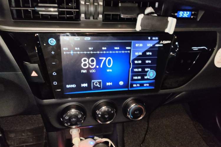 Used Toyota Levin 2016 1.6G CVT Elite Edition Audio And AC Panel