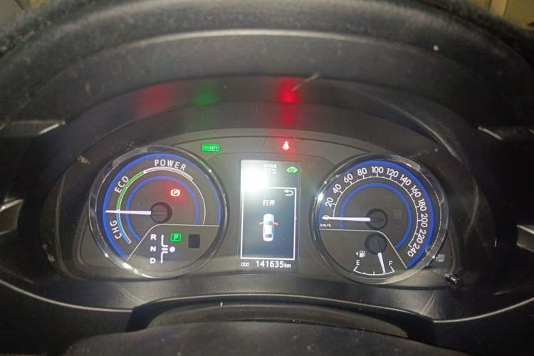 Used Toyota Levin 2016 Dual-Engine 1.8H GS E-CVT Elite Model with Sunroof Instrument Cluster