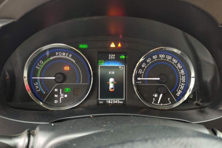 Used Toyota Levin 2016 Dual-Engine 1.8H GS E-CVT Elite Model with Sunroof Instrument Cluster
