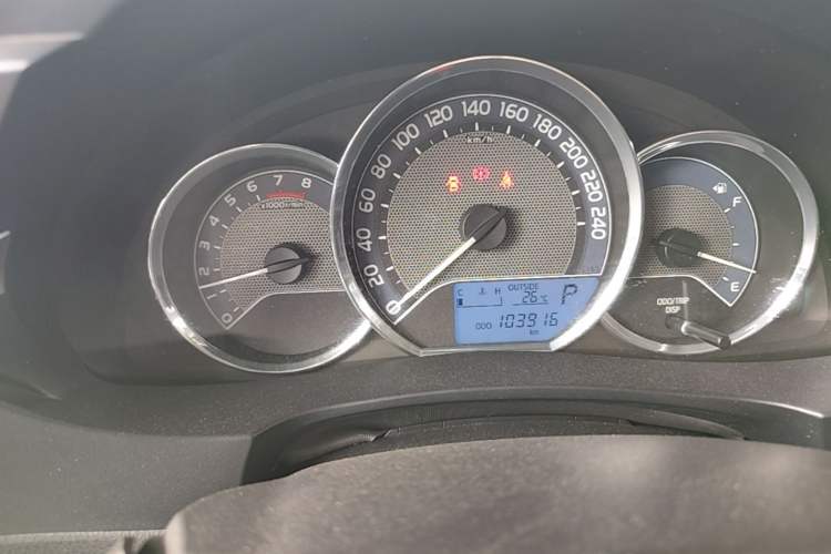 Used Toyota Levin 2016 1.6G CVT Elite Edition Instrument Cluster
