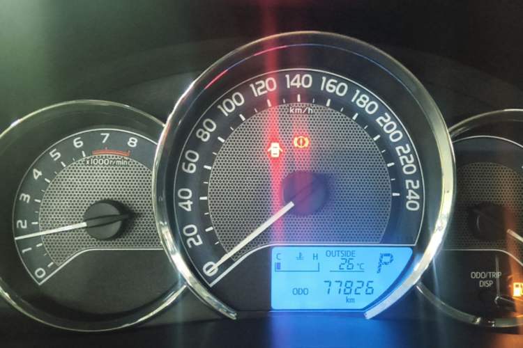 Used Toyota Levin 2016 1.6G CVT Elite Edition Instrument Cluster