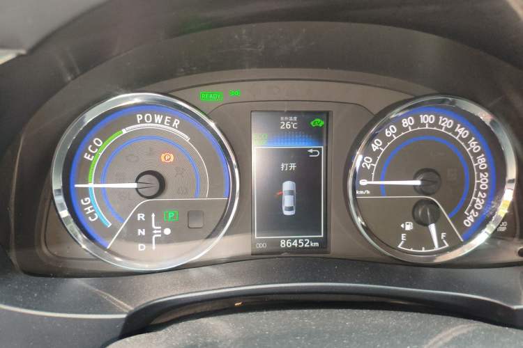 Used Toyota Levin 2016 Dual-Engine 1.8H GS E-CVT Elite Model with Sunroof Instrument Cluster