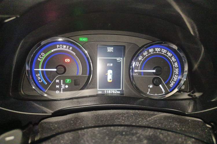 Used Toyota Levin 2016 Dual-Engine 1.8H GS E-CVT Elite Model with Sunroof Instrument Cluster
