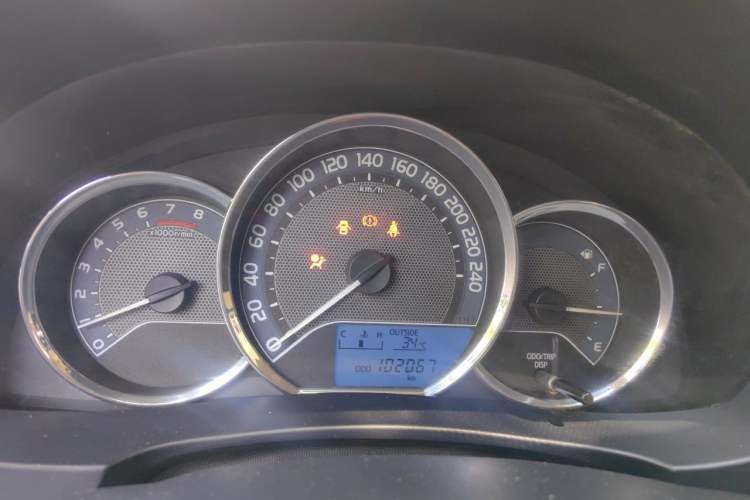 Used Toyota Levin 2016 1.6E Manual New Edition Instrument Cluster